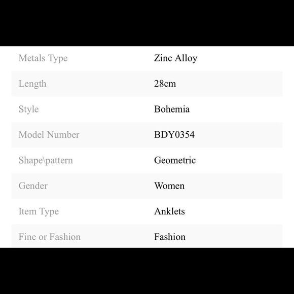 Turquoise Anklet - Picture 6 of 6